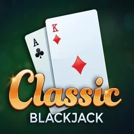 Classic Blackjack logo by Red Tiger Gaming at Run4Win Casino