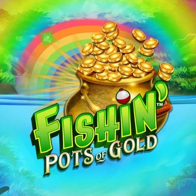 Slots logo of Fishin Pots Of Gold from Gameburger Studios at Run4Win Casino
