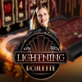 Lightning Roulette online game logo by Evolution on run-4-wins.com