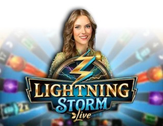 Lightning Storm logo by Evolution at Run4Win Casino