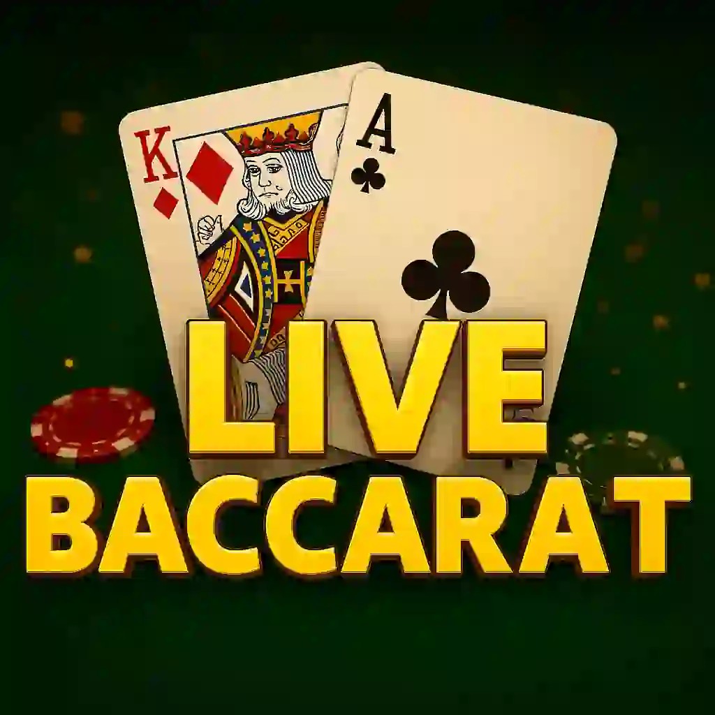 Live Baccarat logo by Evolution at Run4Win Casino