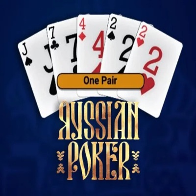 Russian Poker slot visual from OneTouch Games available on run-4-wins.com