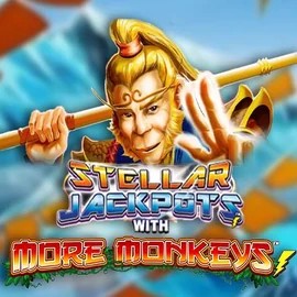 Stellar Jackpots with More Monkeys logo by Lightning Box Game at Run4Win Casino