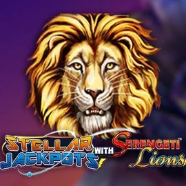 Stellar Jackpots with Serengeti Lions by Lightning Box Game, showcased at run-4-wins.com – game logo